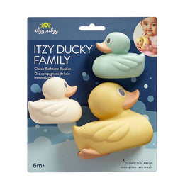 Itzy Ducky Family™ - Rubber Duck Bath Toys - 3 Pc Set