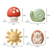 Itzy Squirt™ Soft Bath Toys - 4-pack