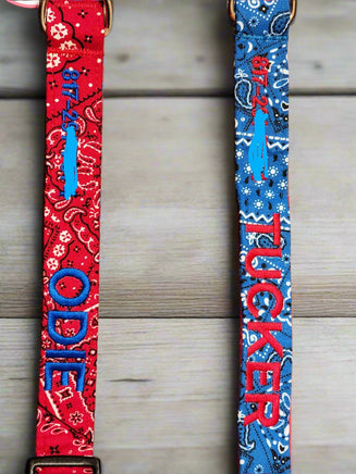 personalized dog collar name and phone number embroidered