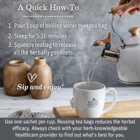 Organic Ginger Nausea Tea - Earth Mama