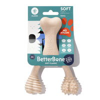 BetterBone SOFT- Dog Toy / Safer on Teeth / Beef Flavor
