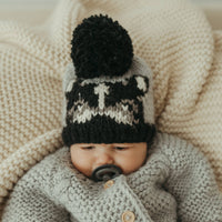 Hand Knit Frenchie Puppy Dog Beanie Hat Baby & Kids- LAST ONE