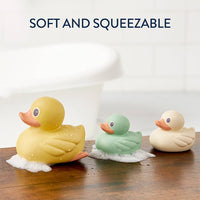 Itzy Ducky Family™ - Rubber Duck Bath Toys - 3 Pc Set