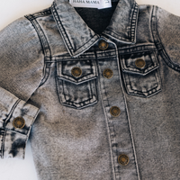 Silver Gray Denim Jacket - Infant - Last One!