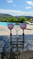Original Floating Beach Wineglass Serving Tray - Clear