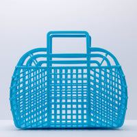 Retro Jelly Basket Beach Bag - Large - 4 Colors