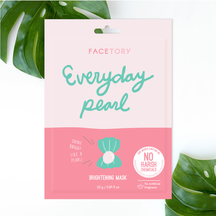 everyday pearl facial brightening mask no harsh chemicals 