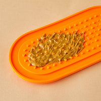 Dog Calming Peanut Butter + Oval Lick Mat Set - with L-Tryptophan