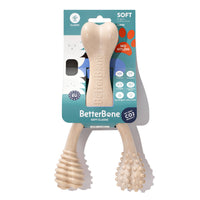 BetterBone SOFT- Dog Toy / Safer on Teeth / Beef Flavor
