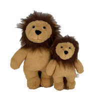 Lion Plush Squeaky Dog Toy - Large or Small