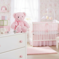 Baby's 1st Teddy Bear / Bearington Collection / Soft Pink