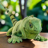 green iguana plush toy 27 inches long