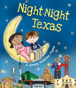 Night Night Texas Kids Book Hardcover
