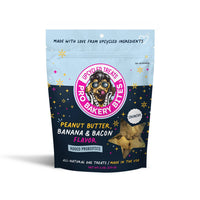 Dog treat package with 'Pro Bakery Bites' branding on a white background