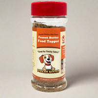 peanut butter dog food topper