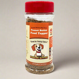 peanut butter dog food topper