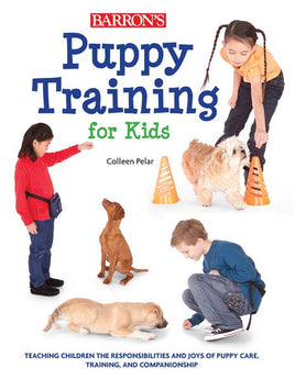 puppy training for kids book that helps teach about care, training 