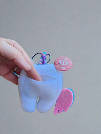 handmade keepsake tooth fairy pillow pouch unicorn