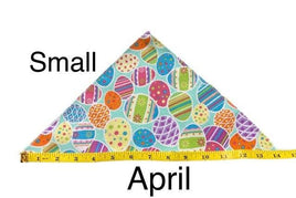 easter pet bandanas in fun colorful prints