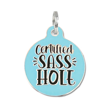 pet id tag with personalized QR code