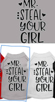 Dog Shirt - Mr. Steal Your Girl - Screen Printed Dog Tee