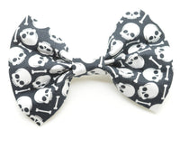 Pet Bow Tie - Skulls Pattern - w/Velcro