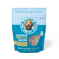 soft and chewy chicken and waffles dog treats with added probiotics by Ag Alchemy