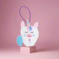 handmade tooth fairy pillow pouch white unicorn keepsake